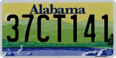 AL license plate 37CT141