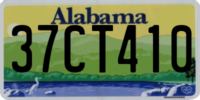 AL license plate 37CT410