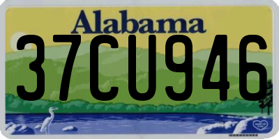 AL license plate 37CU946