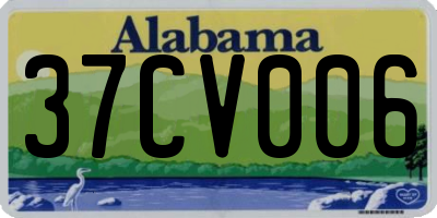 AL license plate 37CV006