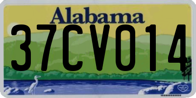 AL license plate 37CV014