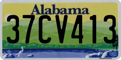 AL license plate 37CV413