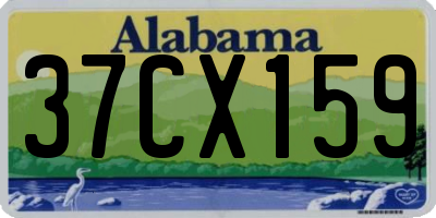 AL license plate 37CX159
