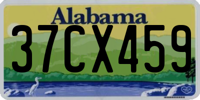 AL license plate 37CX459