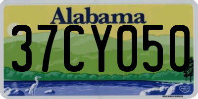 AL license plate 37CY050