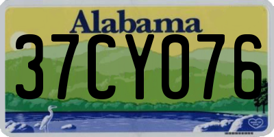 AL license plate 37CY076