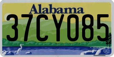 AL license plate 37CY085