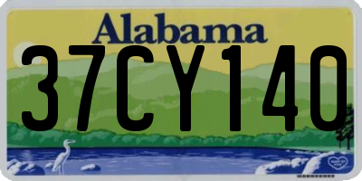 AL license plate 37CY140