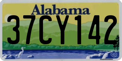 AL license plate 37CY142