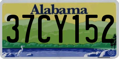 AL license plate 37CY152
