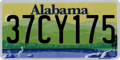 AL license plate 37CY175