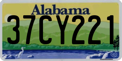 AL license plate 37CY221