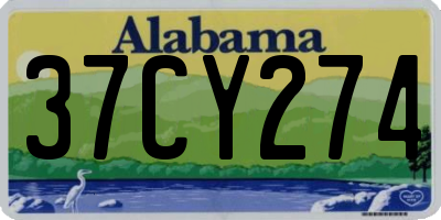 AL license plate 37CY274