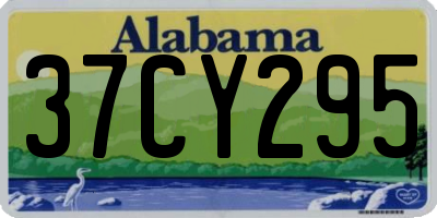 AL license plate 37CY295