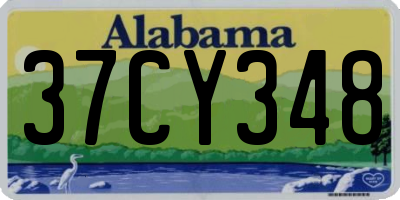 AL license plate 37CY348