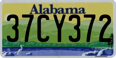 AL license plate 37CY372