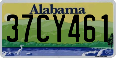 AL license plate 37CY461