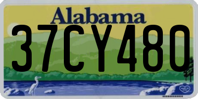 AL license plate 37CY480