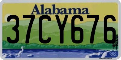 AL license plate 37CY676