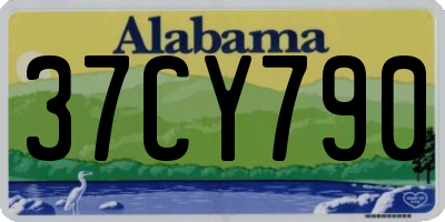 AL license plate 37CY790