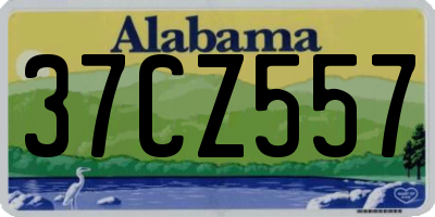 AL license plate 37CZ557
