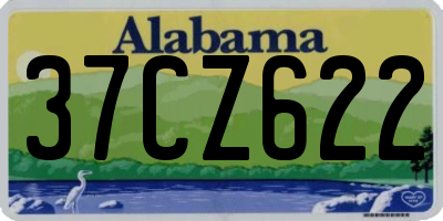 AL license plate 37CZ622