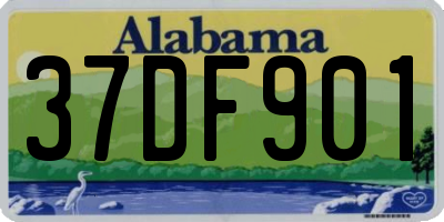 AL license plate 37DF901