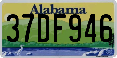 AL license plate 37DF946