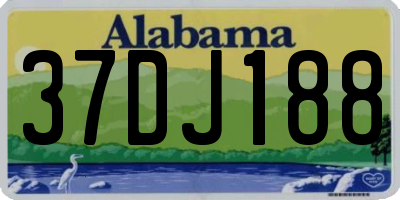AL license plate 37DJ188