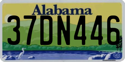 AL license plate 37DN446