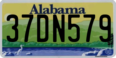 AL license plate 37DN579
