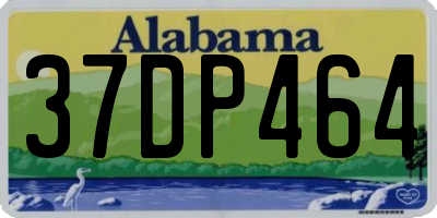 AL license plate 37DP464