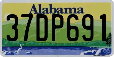 AL license plate 37DP691