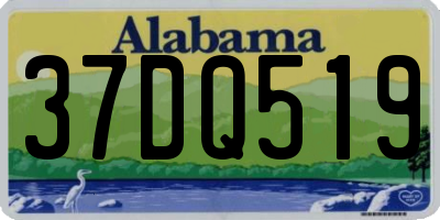 AL license plate 37DQ519
