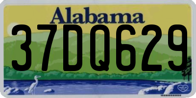 AL license plate 37DQ629