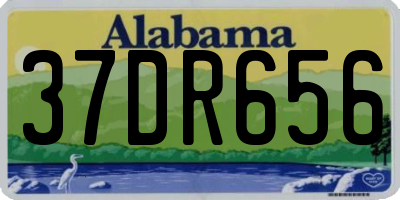 AL license plate 37DR656