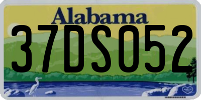 AL license plate 37DS052