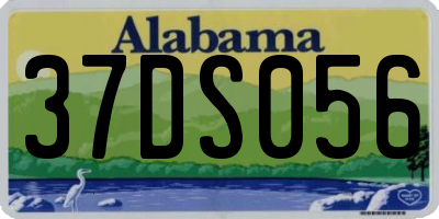 AL license plate 37DS056