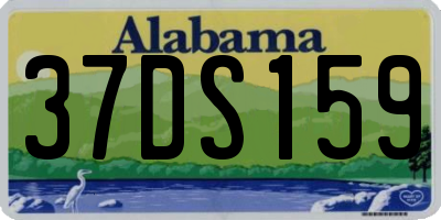 AL license plate 37DS159