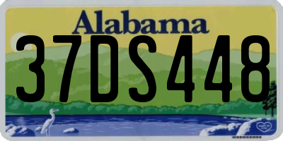 AL license plate 37DS448