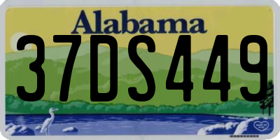 AL license plate 37DS449