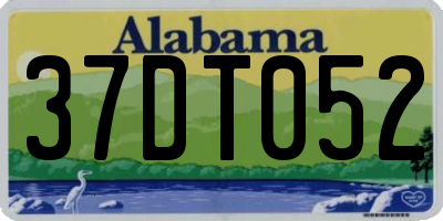 AL license plate 37DT052