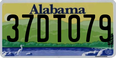 AL license plate 37DT079