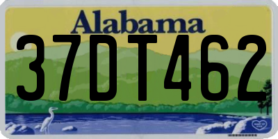 AL license plate 37DT462