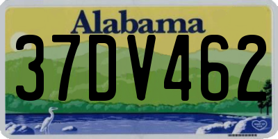 AL license plate 37DV462