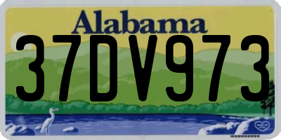 AL license plate 37DV973