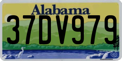 AL license plate 37DV979