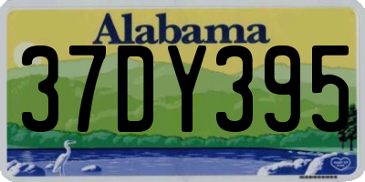 AL license plate 37DY395