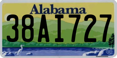 AL license plate 38AI727