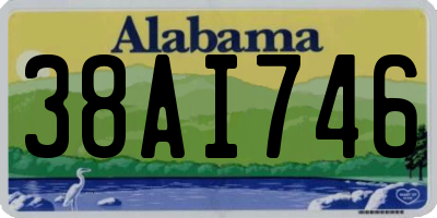 AL license plate 38AI746